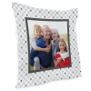 New Personalised Photo Cushion - Patterned border Personalised Cushions|Photo Gifts
