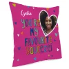 Card Factory Personalised Photo Cushion - My Favourite Squeeze