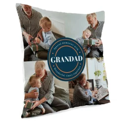 Sale Personalised Photo Cushion - Special Memories with Grandad Personalised Cushions|Photo Gifts