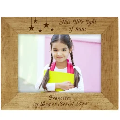 Outlet Personalised Photo Frame Little Light Of Mine, First Day Kids Personalised Engraved Gifts|Photo Frames