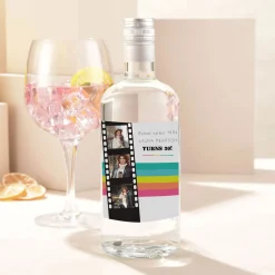 Card Factory Personalised Photo Gin - Polaroid Strip