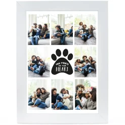 Card Factory Personalised Photo Print - Pawprints On Your Heart