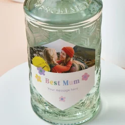 Hot Personalised Photo Upload Manchester Gin - Best Mum Flower Design Photo Gifts|Gifts For Her