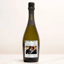 Card Factory Personalised Photo Upload Wedding Prosecco - Congratulations