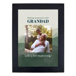 Card Factory Personalised Photo Upload Father's Day Print - Life's For Exploring