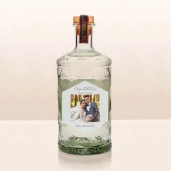 Outlet Personalised Photo Upload Manchester Gin - Congratulations Love Hearts Photo Gifts|Wedding Gifts