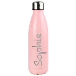 Personalised Pink Metal Insulated Drinks Bottle 40Th Birthday|30Th Birthday