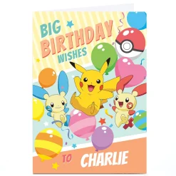 Online Personalised PokÃƒÆ’Ã†â€™Ãƒâ€Ã¢â‚¬â„¢ÃƒÆ’Ã¢â‚¬Å¡Ãƒâ€šÃ‚Â©mon Birthday Card - Big Wishes Kids Tv & Film|For Kids