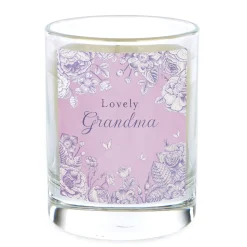 Card Factory Personalised Pomegranate & Cashmere Scented Candle - Lovely Grandma