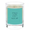 Card Factory Personalised Pomegranate & Cashmere Scented Candle - Mum's Candle Back Off