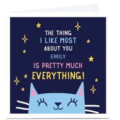 Personalised Pop! Card - The Thing I Like Most About You Funny|Birthday