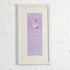 Outlet Personalised Print - Day You Were Born New Baby Gifts|Gifts For Babies