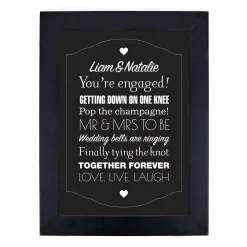 Card Factory Personalised Print - You're Engaged!