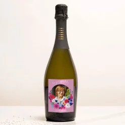 Card Factory Personalised Prosecco - Photo Bold Botanical