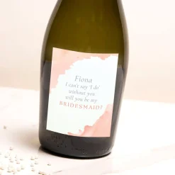 Card Factory Personalised Prosecco - Will You Be My Bridesmaid