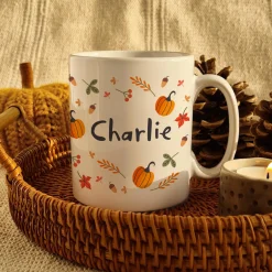 Clearance Personalised Pumpkin Mug Personalised Mugs|Mugs