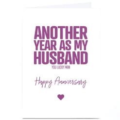 Card Factory Personalised Punk Cards Anniversary Card - Another Year