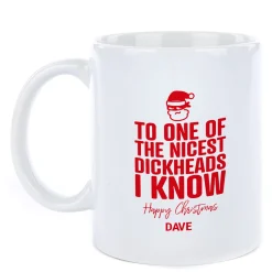 Card Factory Personalised Punk Christmas Mug - To one of the Nicest