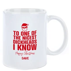 Card Factory Personalised Punk Christmas Mug - To one of the Nicest