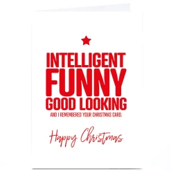 Best Personalised Punk Christmas Card - Intelligently Funny Funny|Christmas