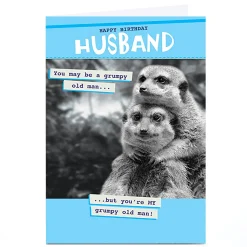 Personalised Quitting Hollywood Birthday Card - Husband For Husband|Funny
