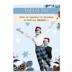 Online Personalised Quitting Hollywood Christmas Card - Both of You Funny|Christmas