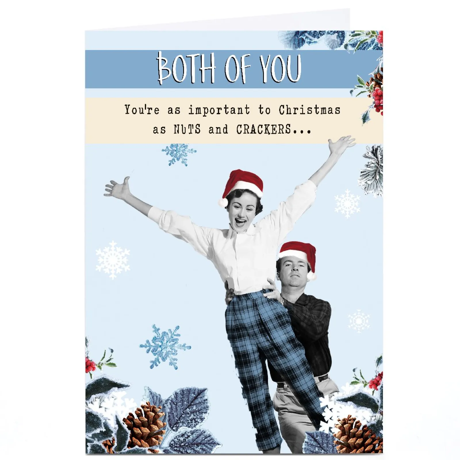Online Personalised Quitting Hollywood Christmas Card - Both of You Funny|Christmas