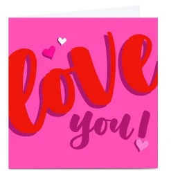 Card Factory Personalised Rachel Griffin Card - Love You!