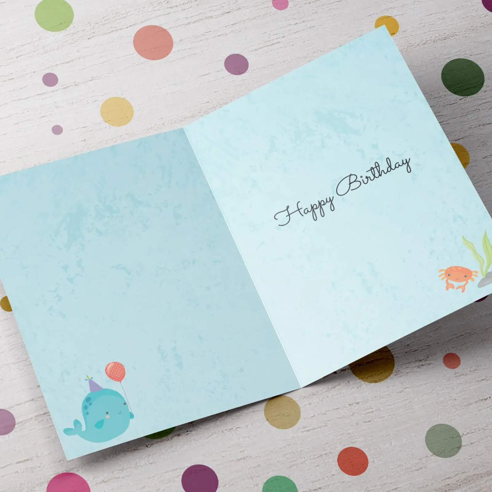 Discount Personalised 3rd Birthday Card - Sea Creatures Kids For Son|For Nephew