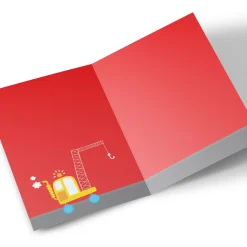 Discount Personalised 3rd Birthday Card - Diggers Kids For Son|For Nephew