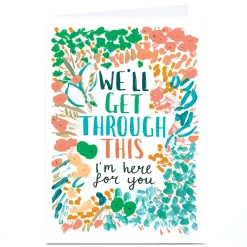 Card Factory Personalised Rebecca Prinn Card - We'll Get Through This