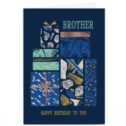 New Personalised Rebecca Prinn Birthday Card - Brother, Gifts For Brother|Birthday