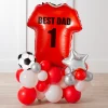 Personalised Red Football Shirt Balloon Stack - Delivered Inflated! Kids Balloons For Kids|Balloons For Him