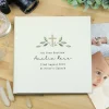 Outlet Personalised Religious Cross Square Photo Album Kids Photo Frames|Christening Gifts