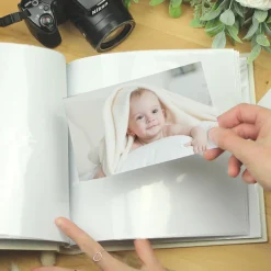 Outlet Personalised Religious Cross Square Photo Album Kids Photo Frames|Christening Gifts