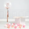 Card Factory Personalised Rose Gold Confetti Tassel Bubblegum Balloon & Minis - DELIVERED INFLATED!