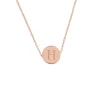 Clearance Personalised Rose Gold Disc Necklace 40Th Birthday|30Th Birthday