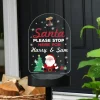 Personalised Santa Stop Here Outdoor Solar Light Personalised Canvas & Wall Art|Photo Prints & Wall Art