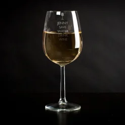 Hot Personalised Save Water Wine Glass 90Th Birthday|80Th Birthday