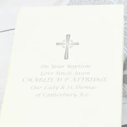 Card Factory Personalised Silver Companion Bible