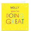Card Factory Personalised Smiley Happy People Card - You're Doing Great