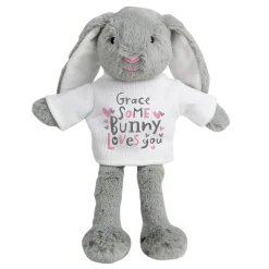 Kids Card Factory Personalised Some Bunny Loves You Rabbit Soft Toy