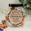 Kids Card Factory Personalised Special Delivery Christmas Sweet Jar