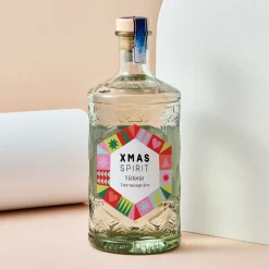 Discount Personalised Sphere Vodka - Xmas Spirit Festive Shapes Christmas Gifts|Gifts For Her