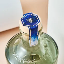 Card Factory Personalised Sphere Vodka - Blue and White Stars