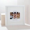 Online Personalised Square Framed 3 Photo Upload Wall Art Print - Wedding Day Personalised Canvas & Wall Art|Photo Gifts