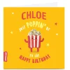 Card Factory Personalised Squidgalicious Birthday Card - Just Poppin' By