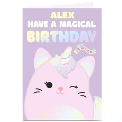New Personalised Squishmallows Birthday Card - Magical Birthday Kids For Kids|Birthday