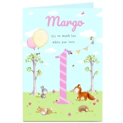 Kids Card Factory Personalised 1st Birthday Card - So Much Fun