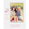 Clearance Personalised 21st Birthday Box Photo Frame - Pastel Gradient 21St Birthday|Photo Frames